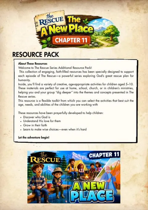 Cover of the A New Place resource pack